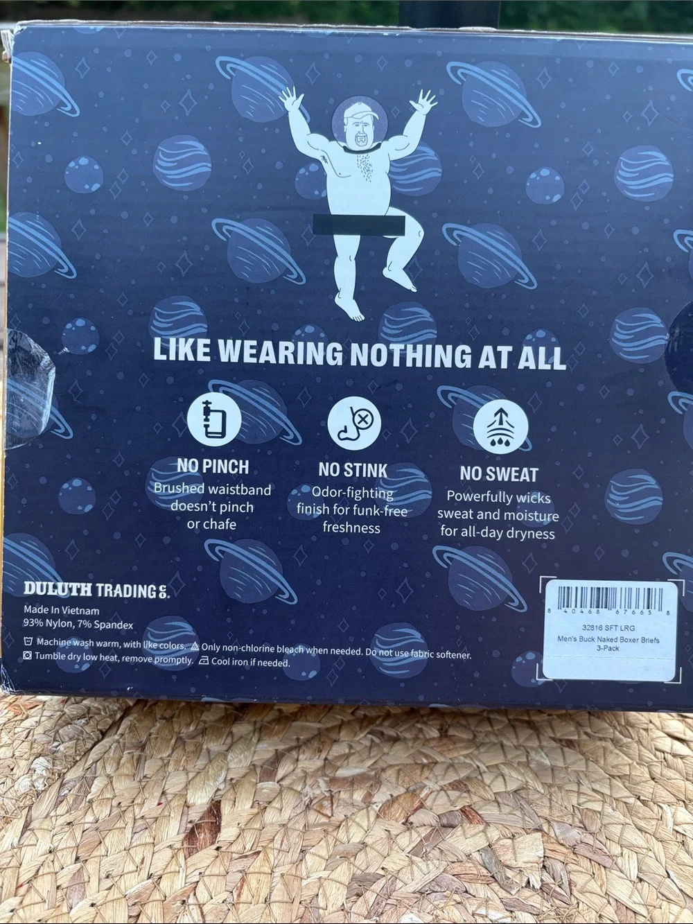 Duluth Trading Company Limited-Edition Buck Naked Underwear 3 Pack Men’s  Size L